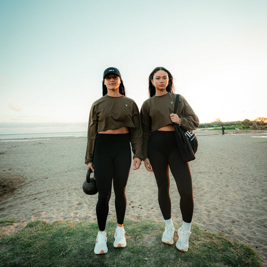 Long Sleeve Crop Tee (Oversized)